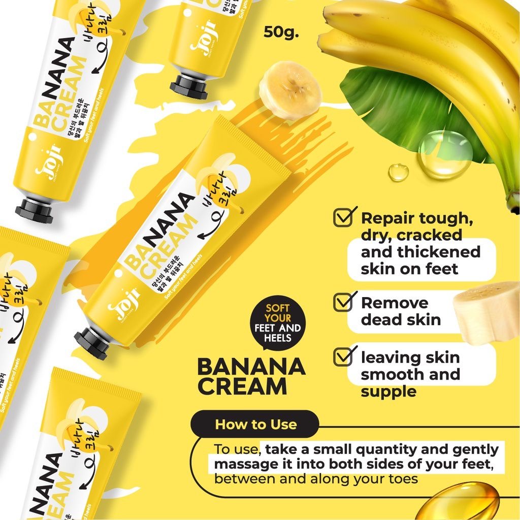 Joji Banana Cream β Foot & Heel Care (50g)