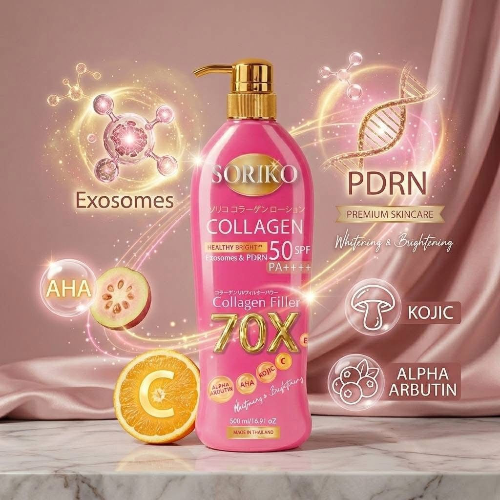 Soriko Collagen Exosomes & PDRN Sunscreen SPF 50+ PA++++