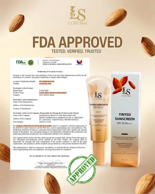 Luxe Skin Tinted Sunscreen SPF 70 PA++++