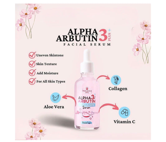 Precious Skin Alpha Arbutin Collagen 3+ Whitening Facial Serum