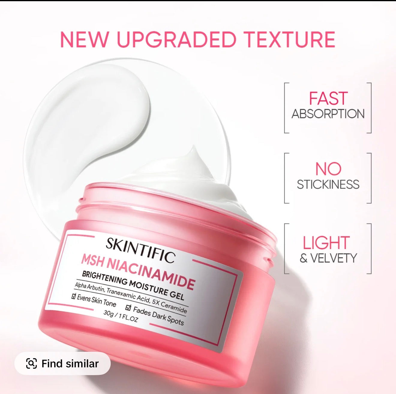 Skintific MSH Niacinamide Brightening Moisture Gel