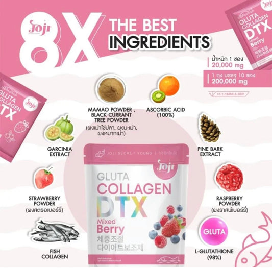 Gluta Collagen DTX-Mixed Berry Drinks