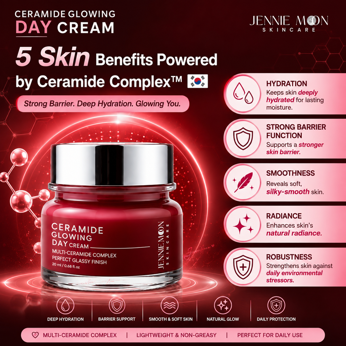 Jennie Moon Ceramide Glowing Day Cream