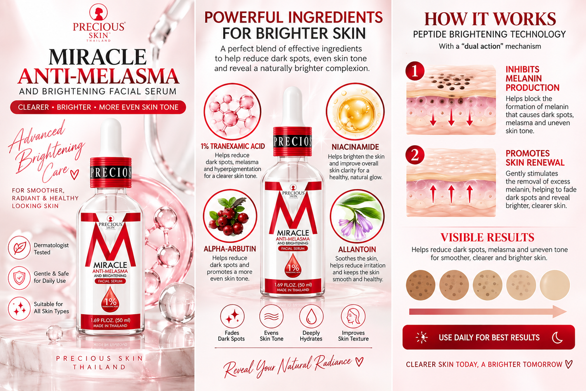 Precious Skin Miracle Anti Melasma & Brightening Facial Serum