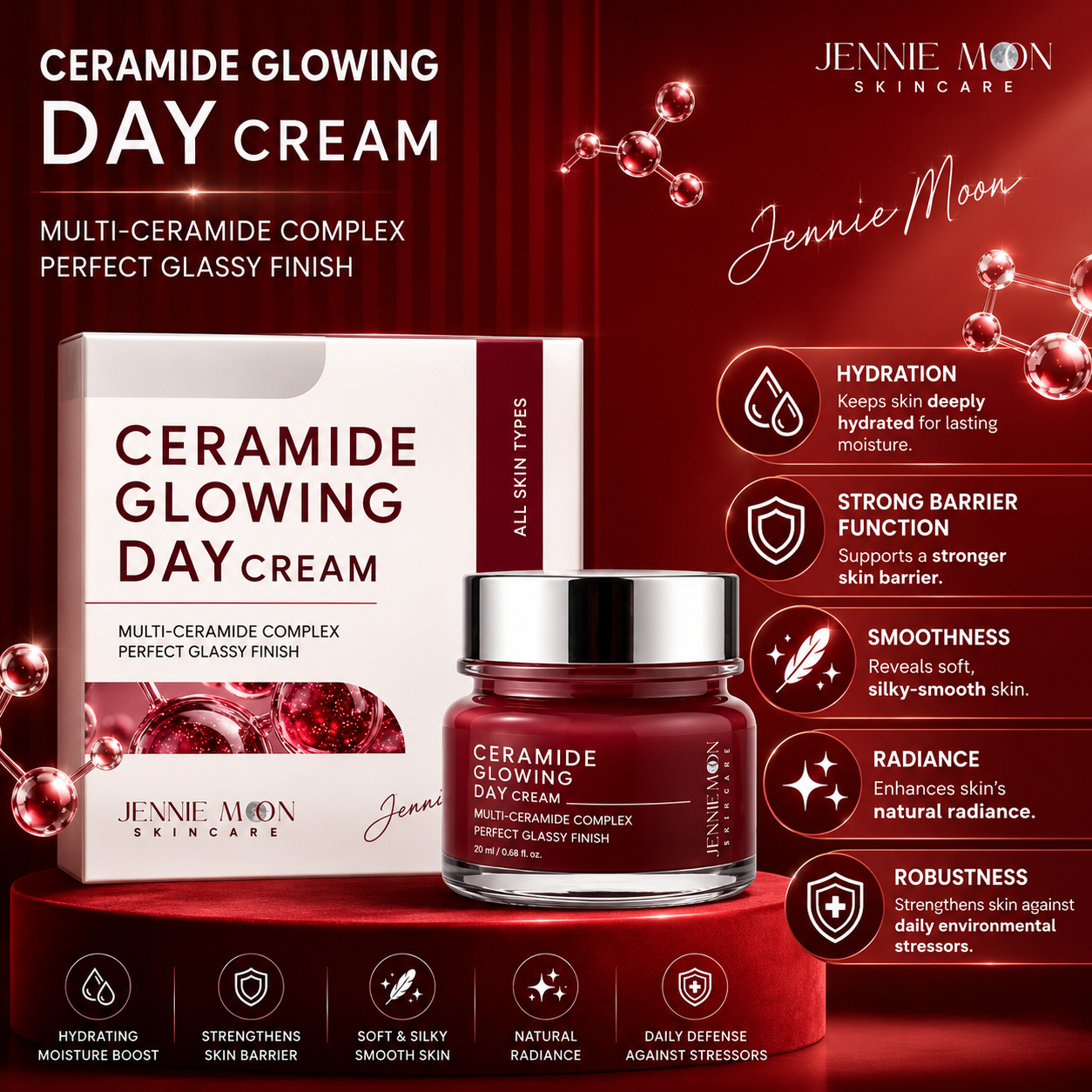 Jennie Moon Ceramide Glowing Day Cream