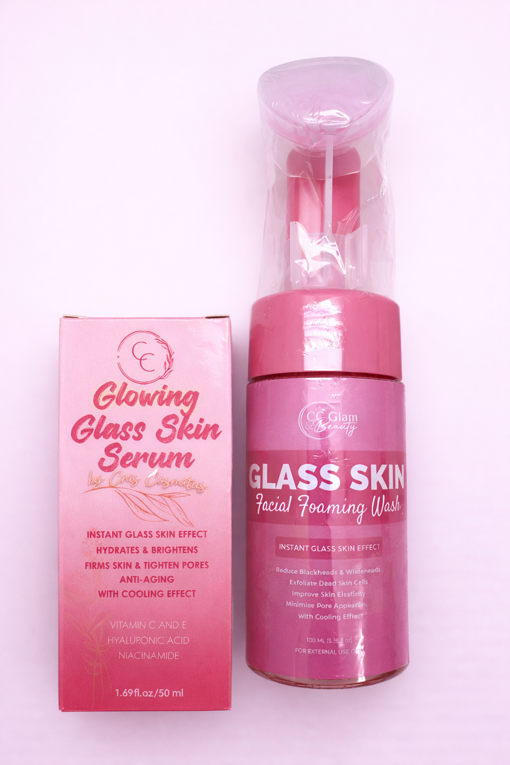 Glass Skin Serum & Foaming Wash Set