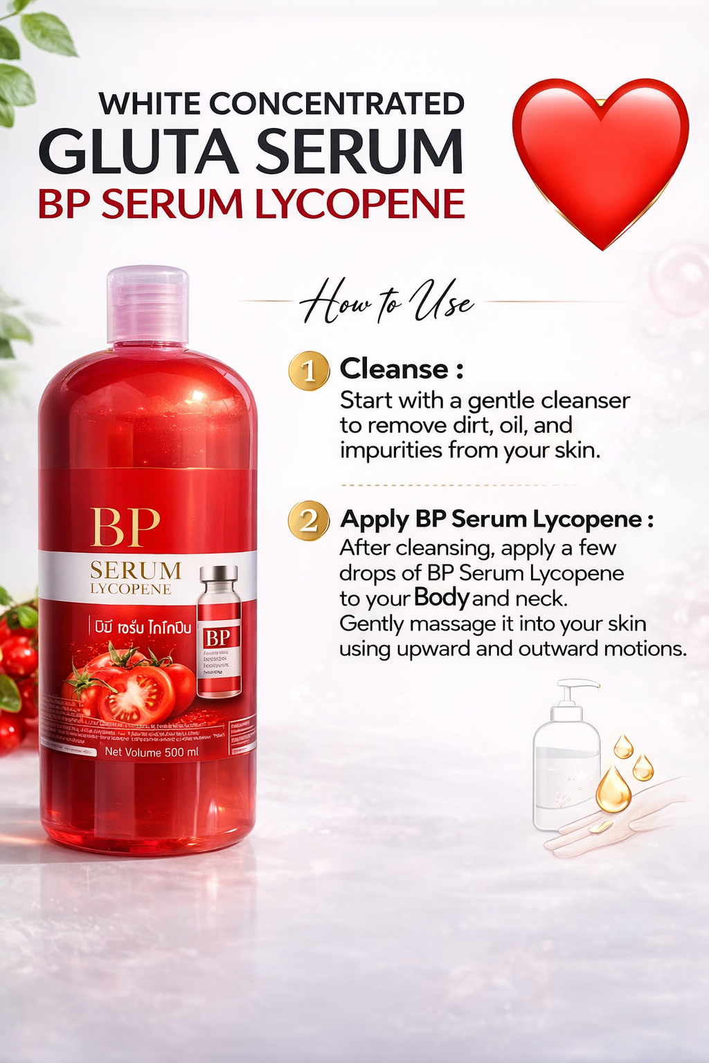BP Lycopene Hydrating face & Body Serum