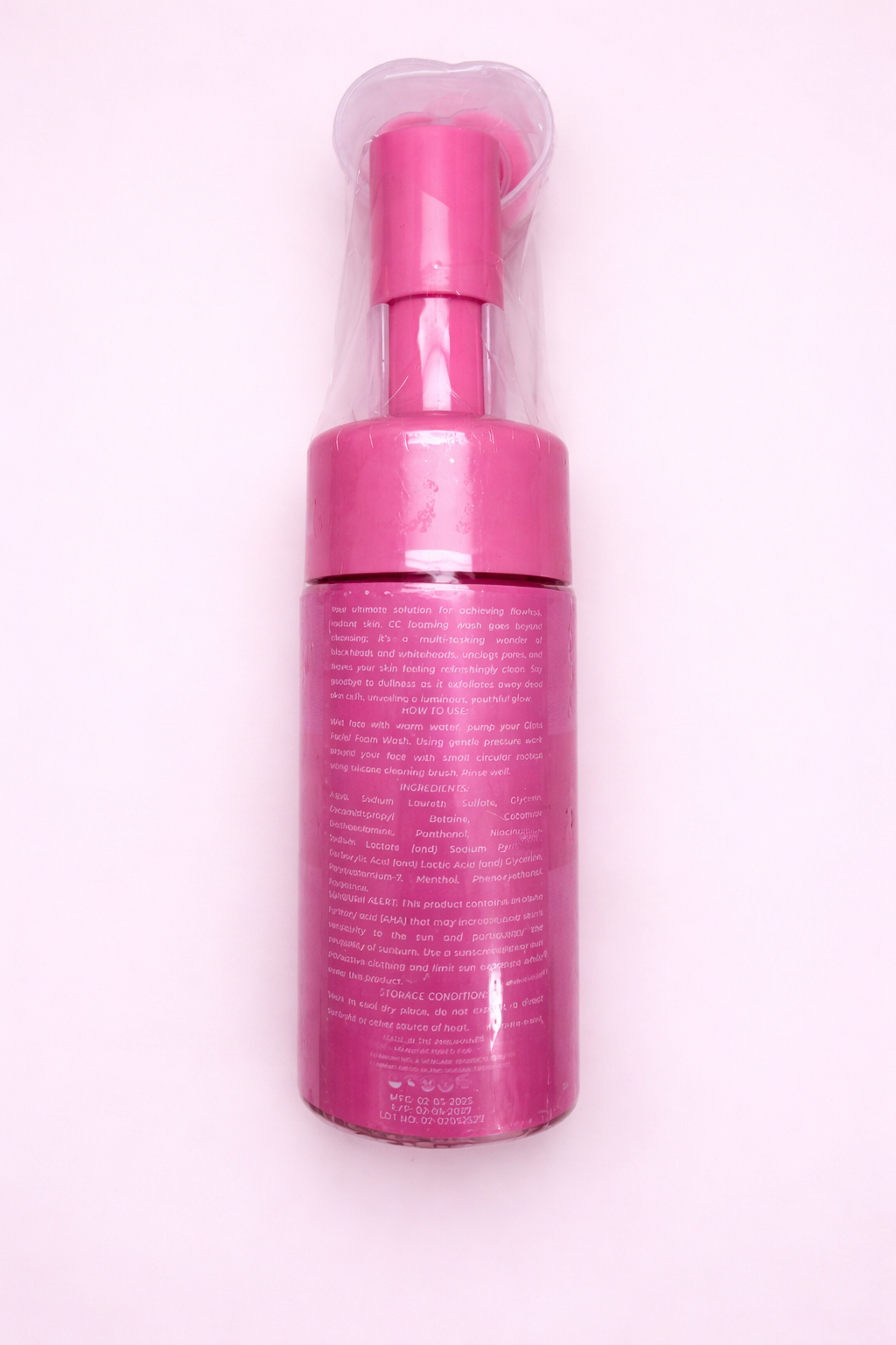 CC Glam Glass Skin Facial Foaming Wash