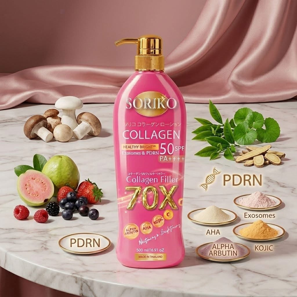 Soriko Collagen Exosomes & PDRN Sunscreen SPF 50+ PA++++
