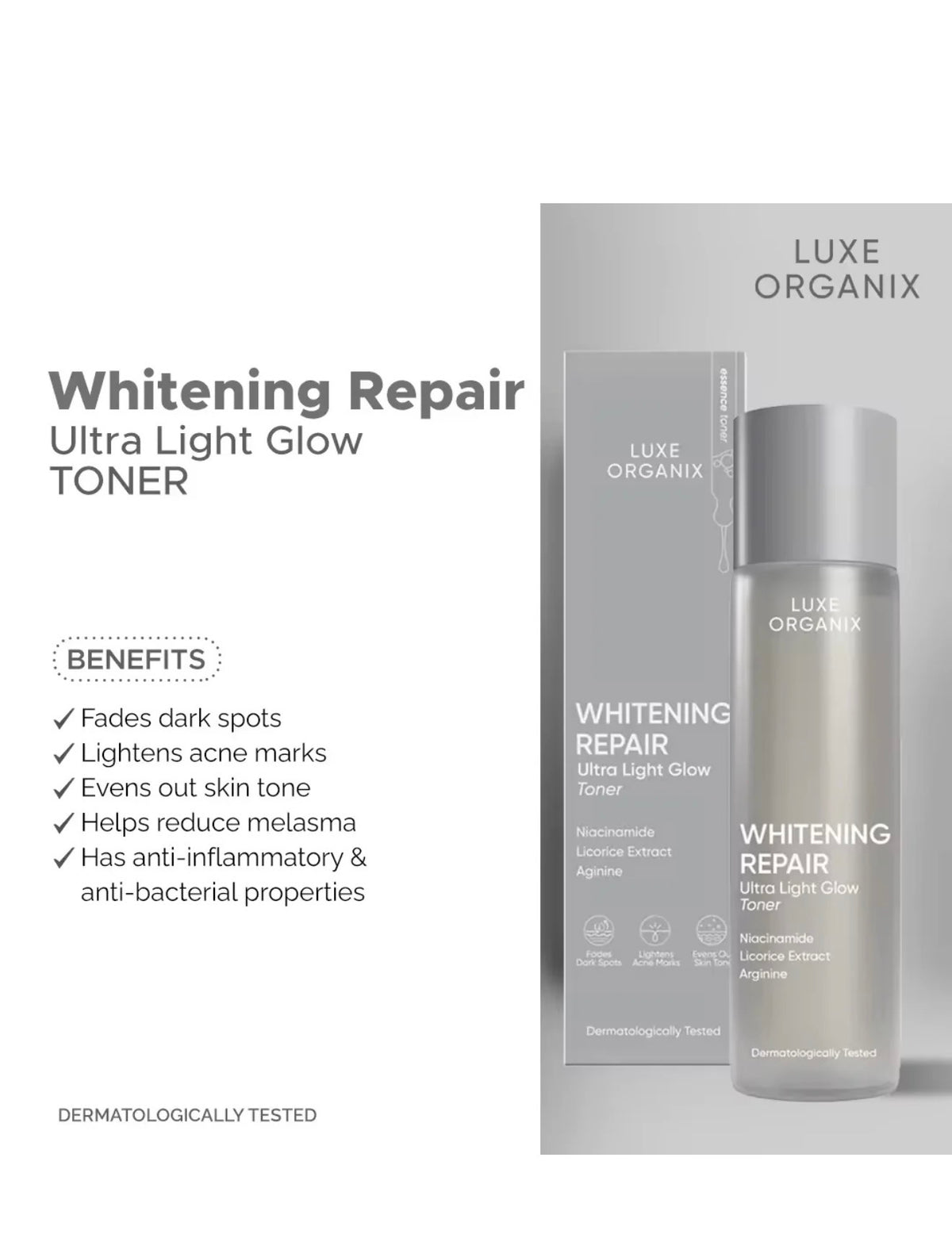 Luxe Organic Whitening Ultra Light Glow Toner