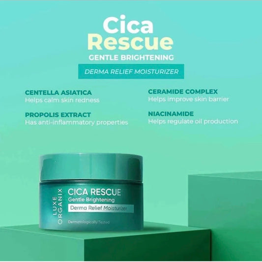 Luxe Organix-CICA RESCUE GENTLE BRIGHTENING MOISTURIZER