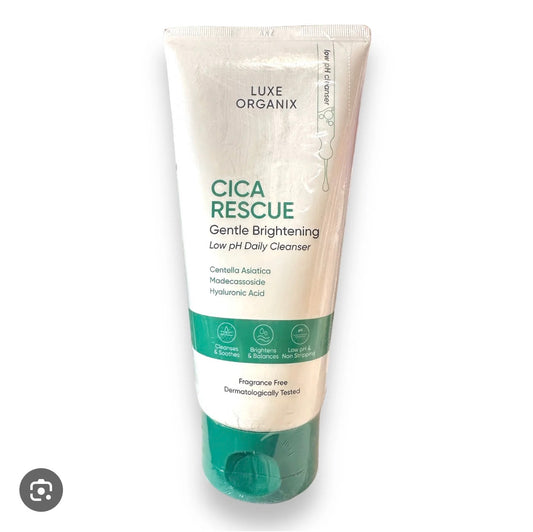 Luxe Organix Cica Rescue Gentle Brightening Cleanser