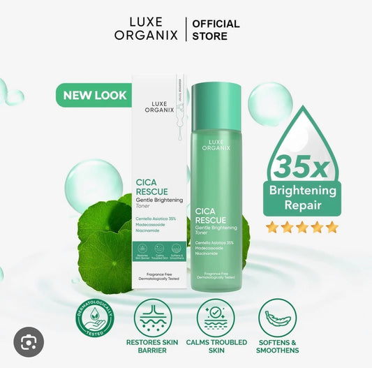 Luxe Organix- CICA RESCUE GENTLE BRIGHTENING TONER