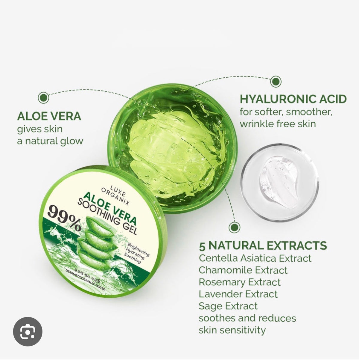 Luxe Organic- Aloe Vera Soothing Gel