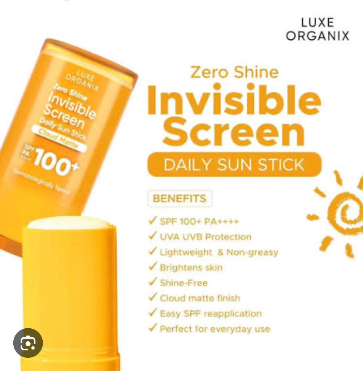 Luxe Organic- Zero Shine Invisible Sunscreen