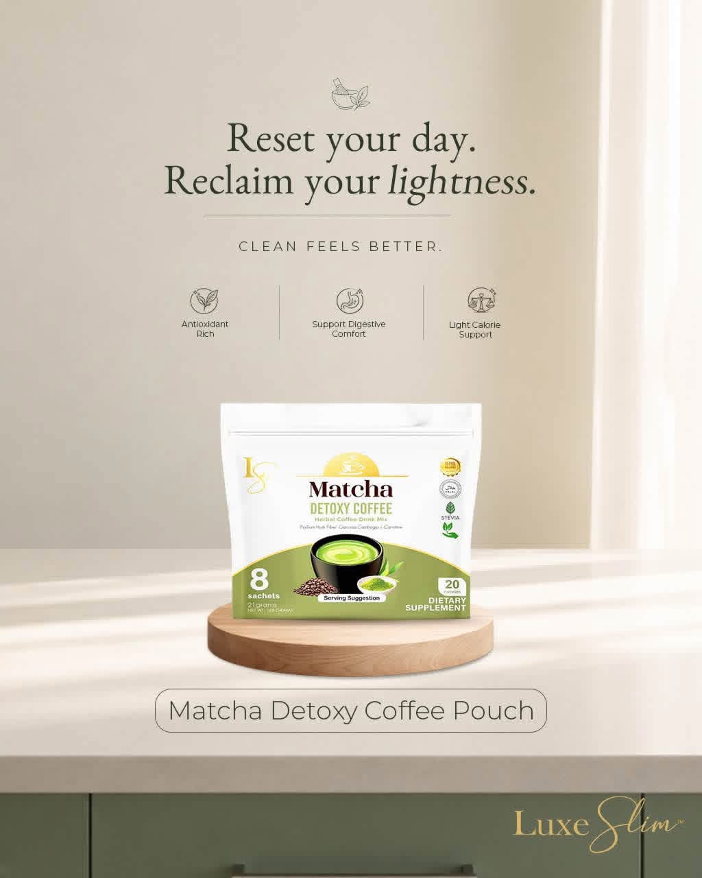 Luxe Slim Matcha Detoxy Coffee