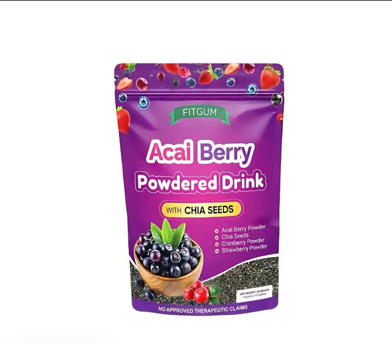 Fit Gum Acai Berry Juice
