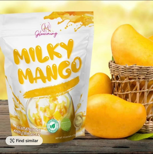 Glowming Milky Mango Glutathione & Collagen Drink