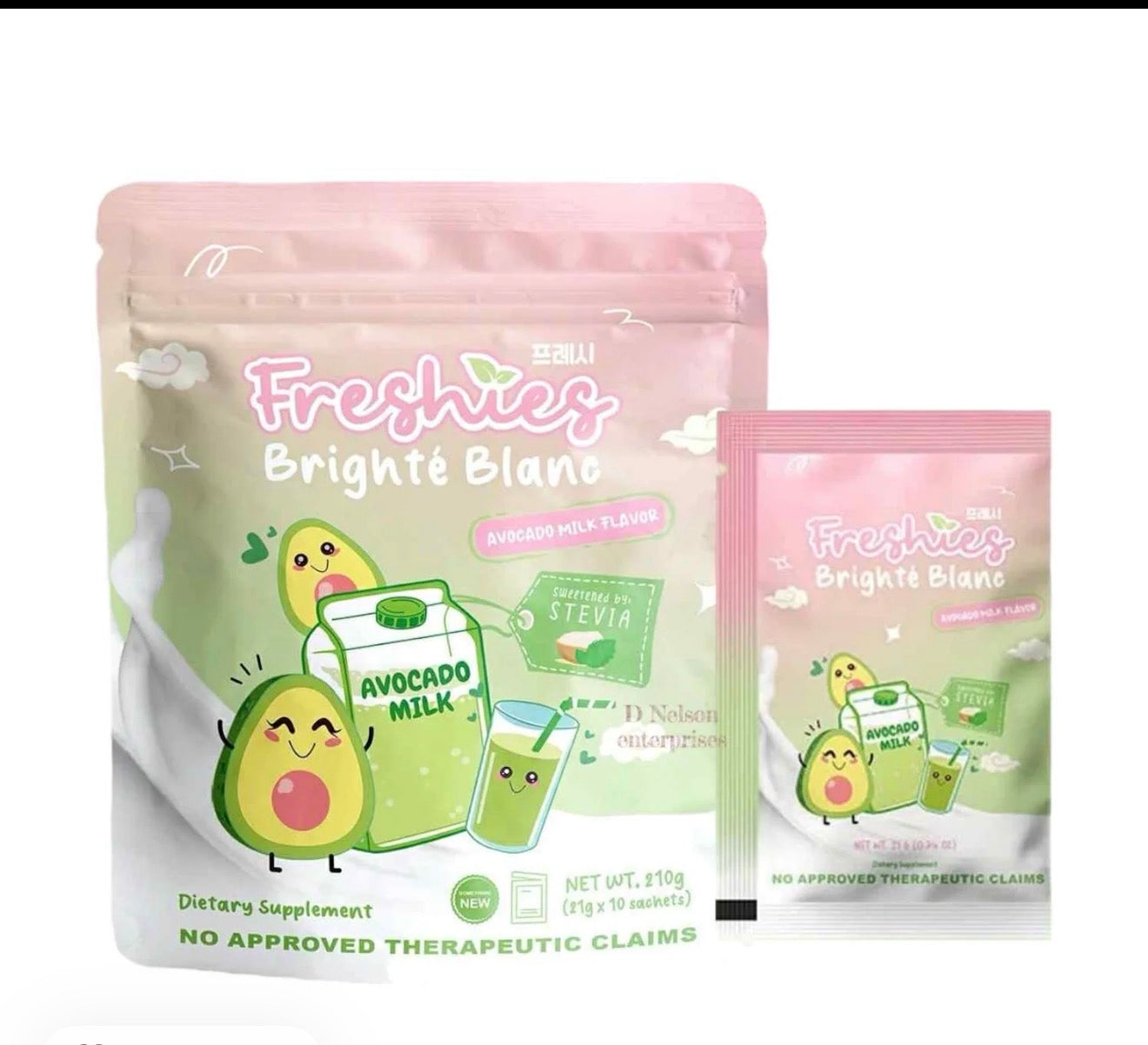 Freshies Brighte Blanc Collagen & Glutathione Avocado Drink