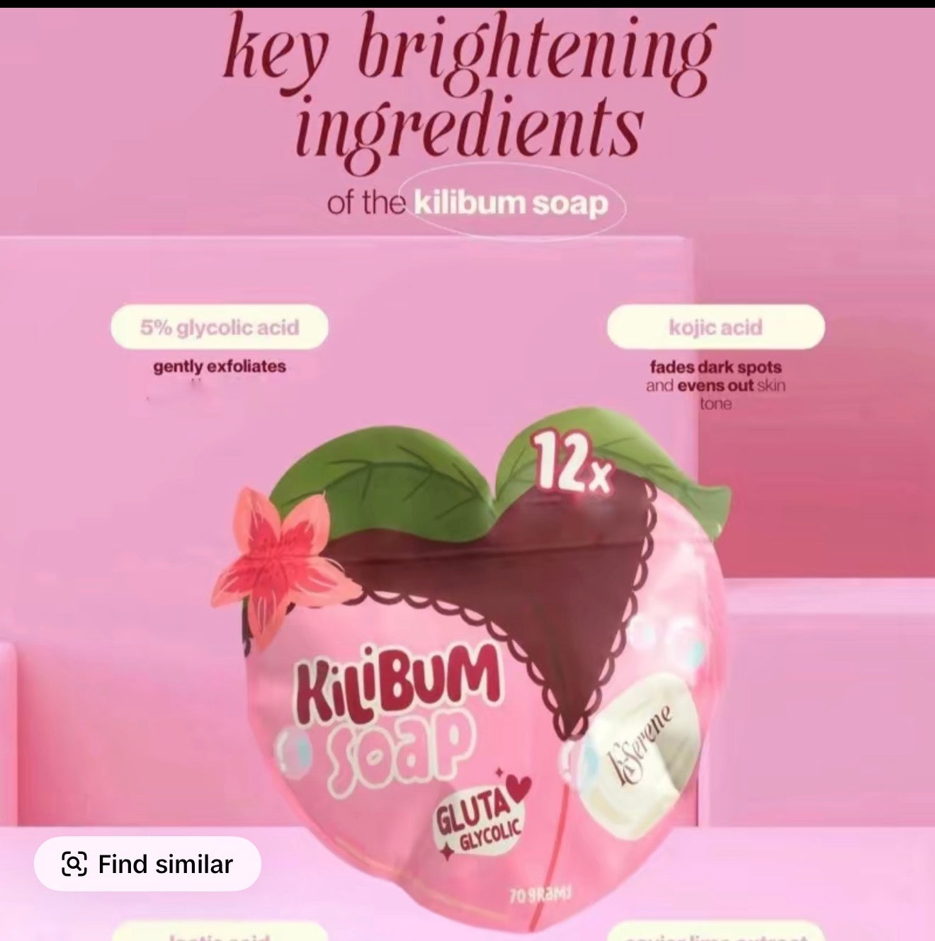 KSerene Kilibum Gluta Glycolic Soap