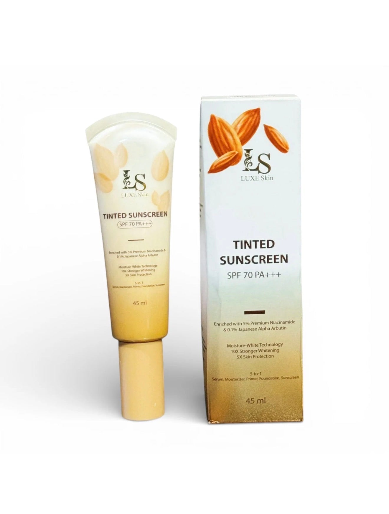 Luxe Skin Tinted Sunscreen SPF 70 PA++++