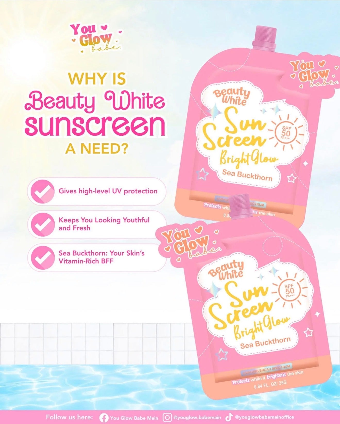 You Glow Babe-Beauty White Susncreen