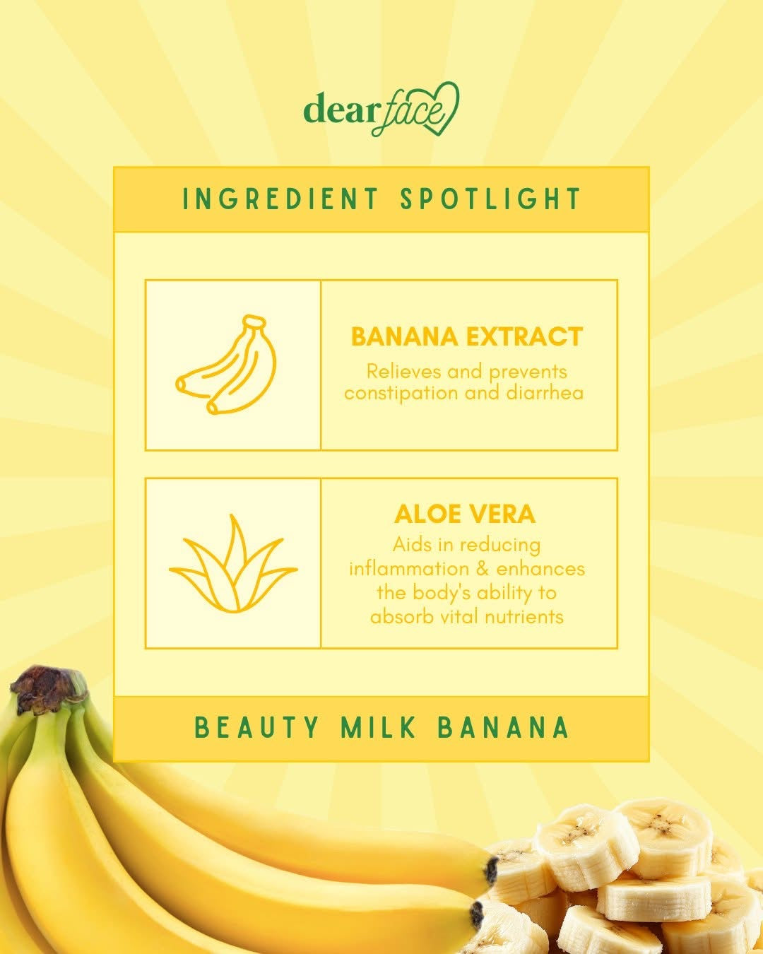 Dear Face Beauty Milk Banana