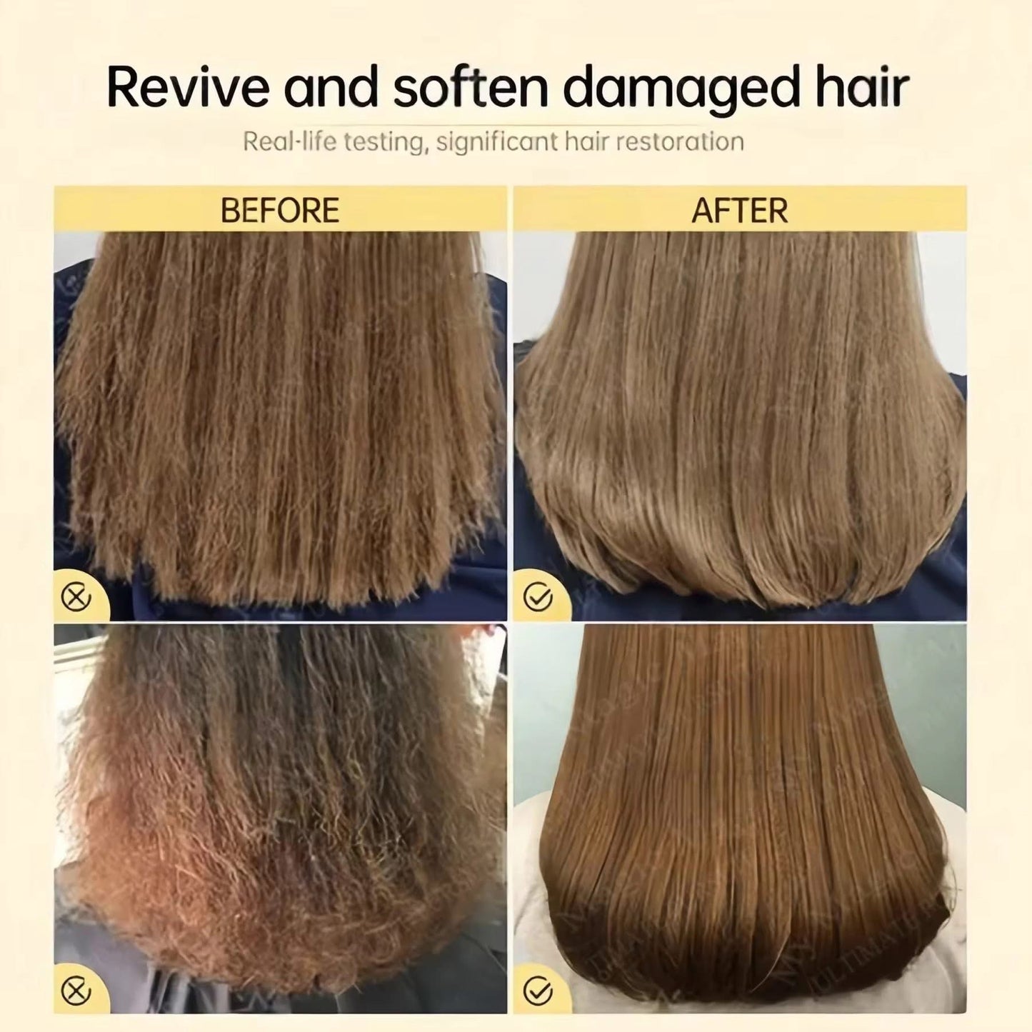 Kormesic Professional Botox Argan Oil & Keratin Hair Mask Combo Set