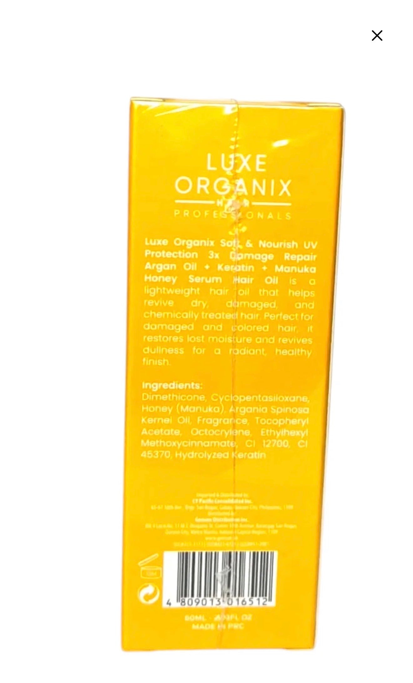 Luxe Organic-Soft Nourish UV Protection Damage Repair Hair Oil Serum