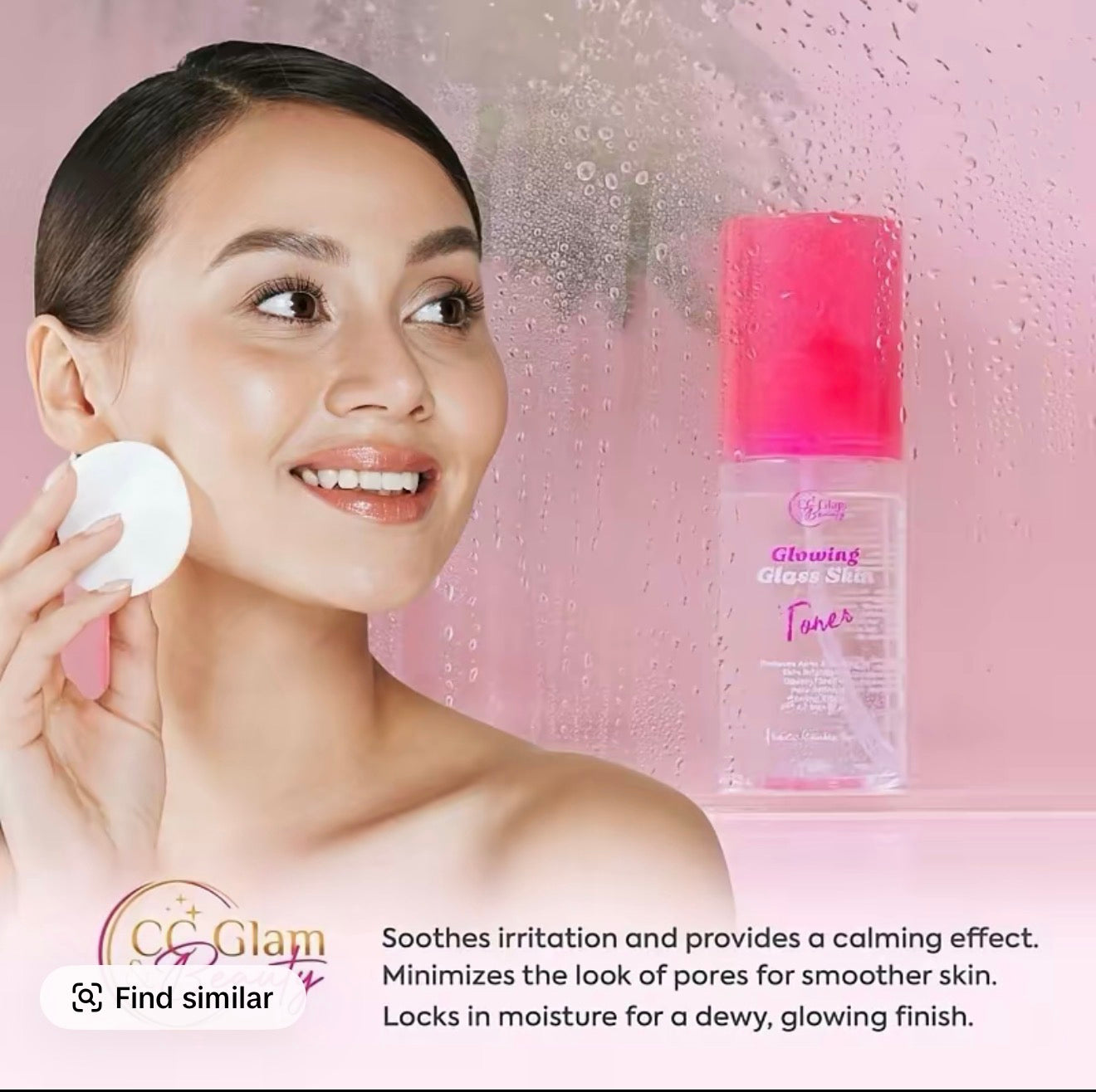 CC GLAM Glowing Glass Skin Toner
