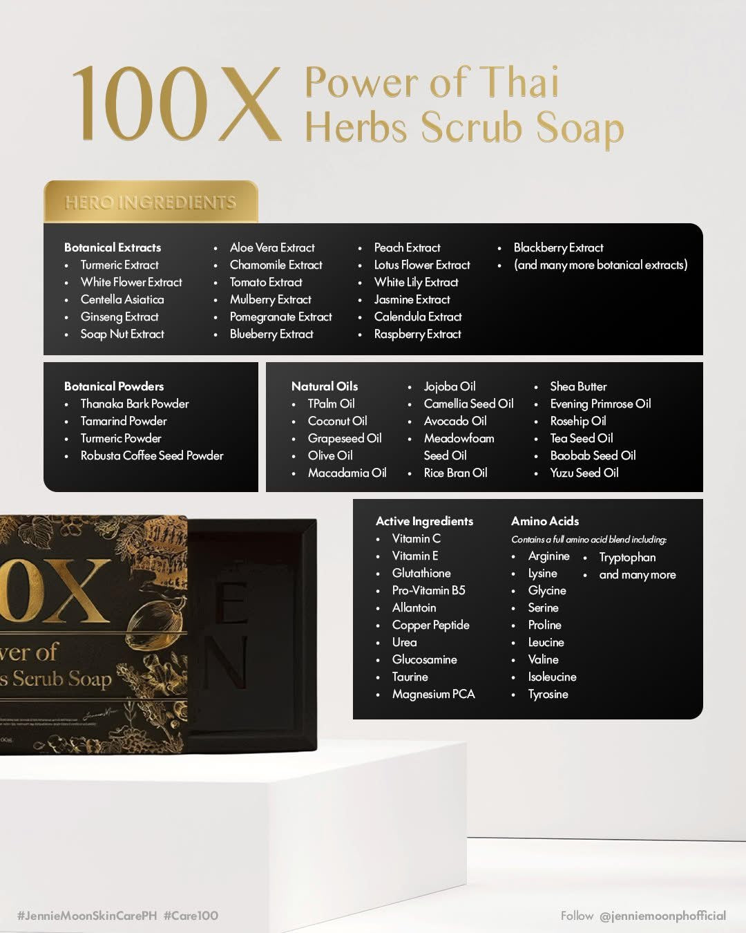Jennie Moon 100X Power Thai Scrub Soap