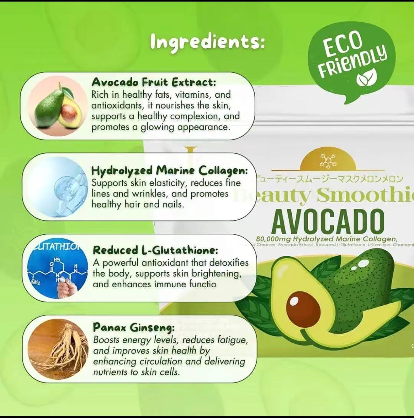 Luxe Slim Beauty Avocado Smoothie