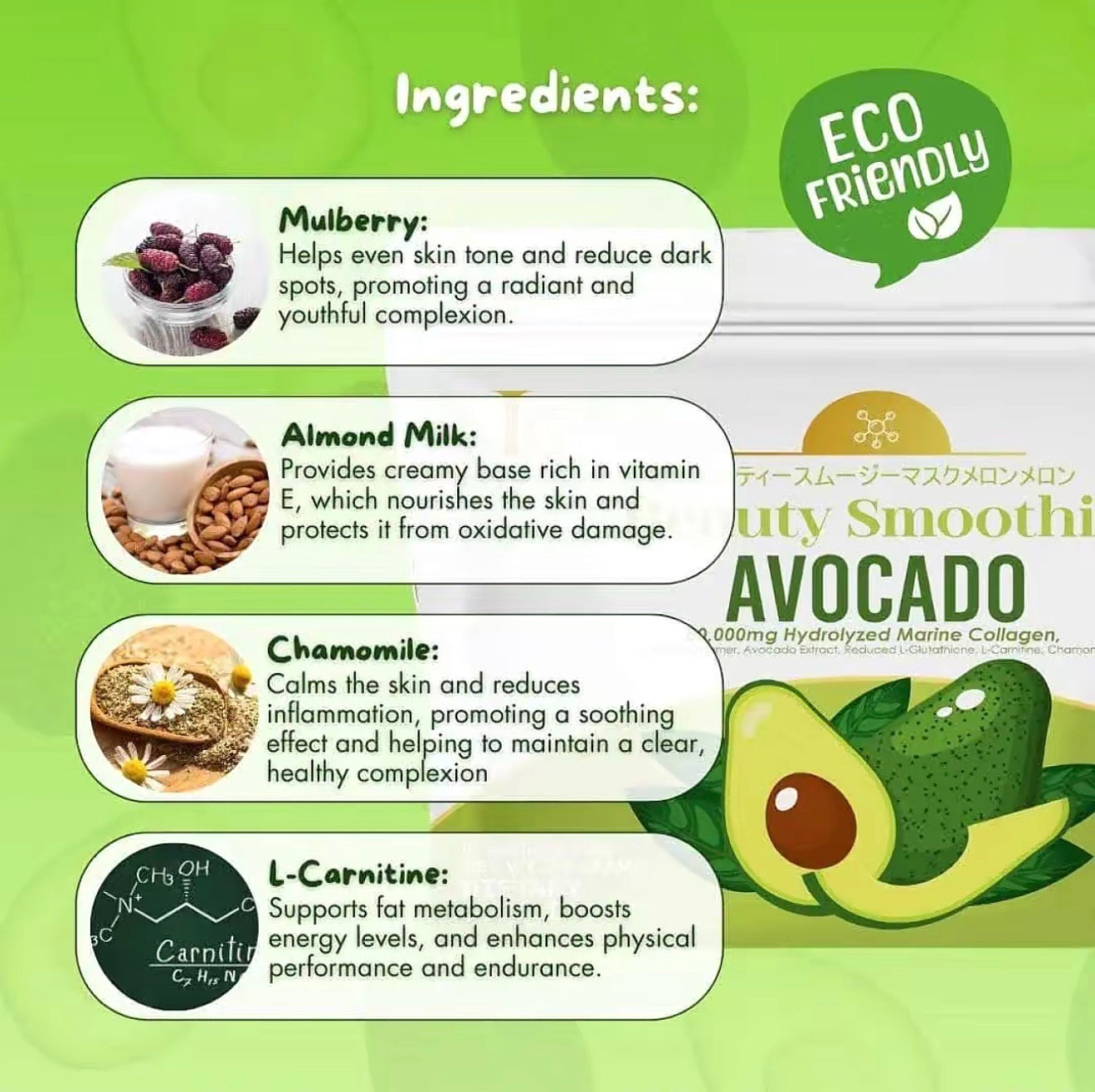 Luxe Slim Beauty Avocado Smoothie