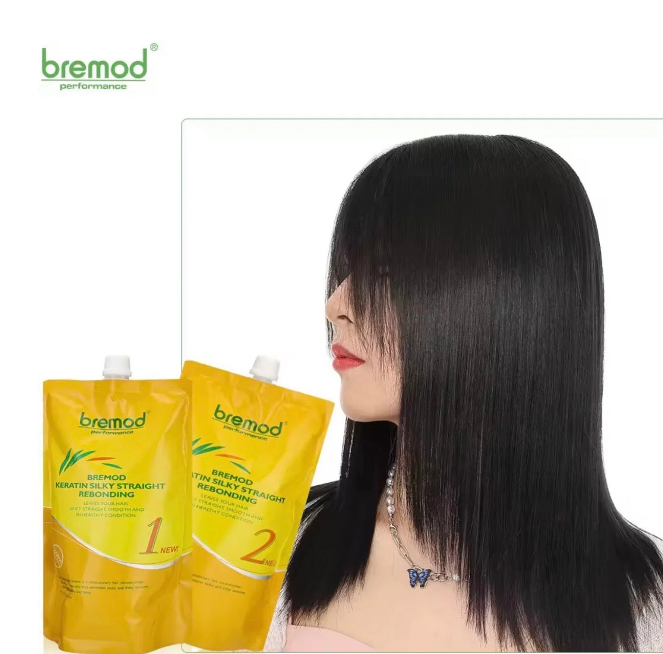 Bremod Keratin Silky White Straight Rebonding