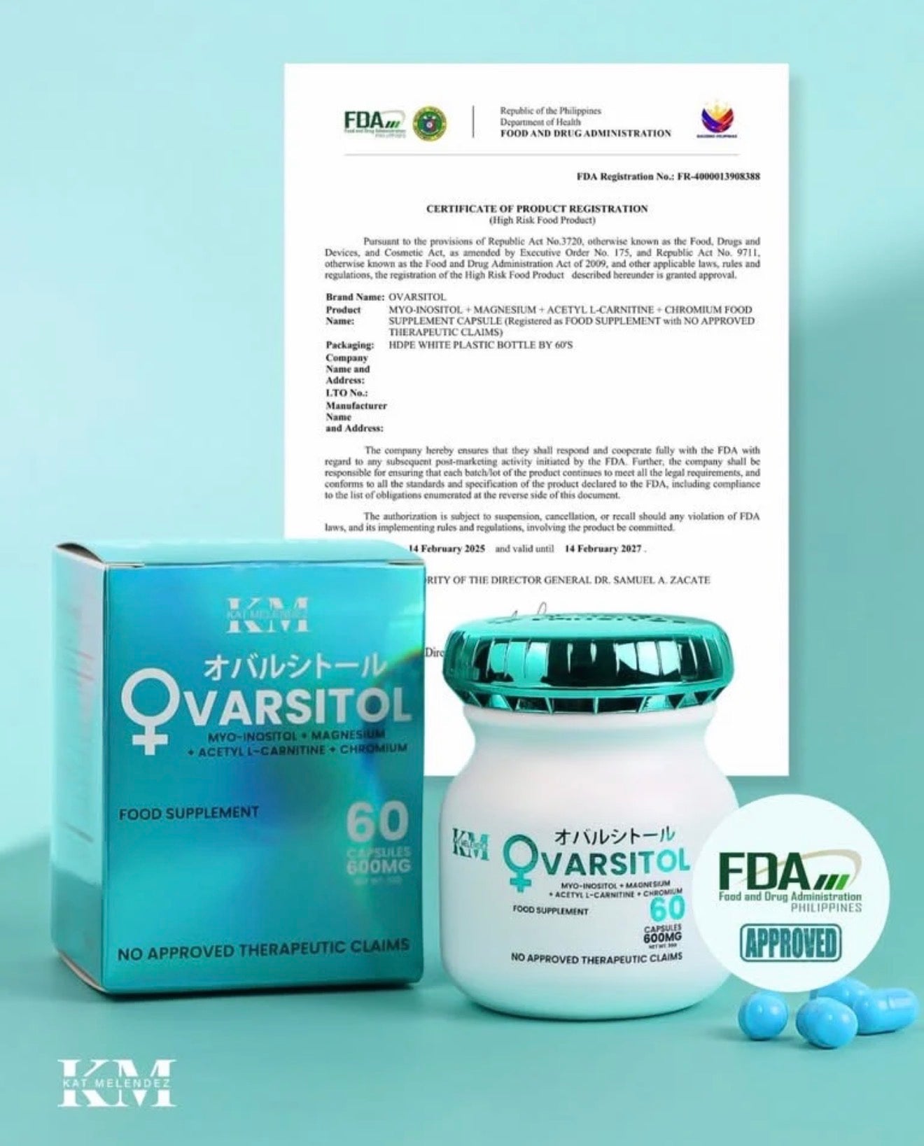 KM-Ovartisol Food Supplements